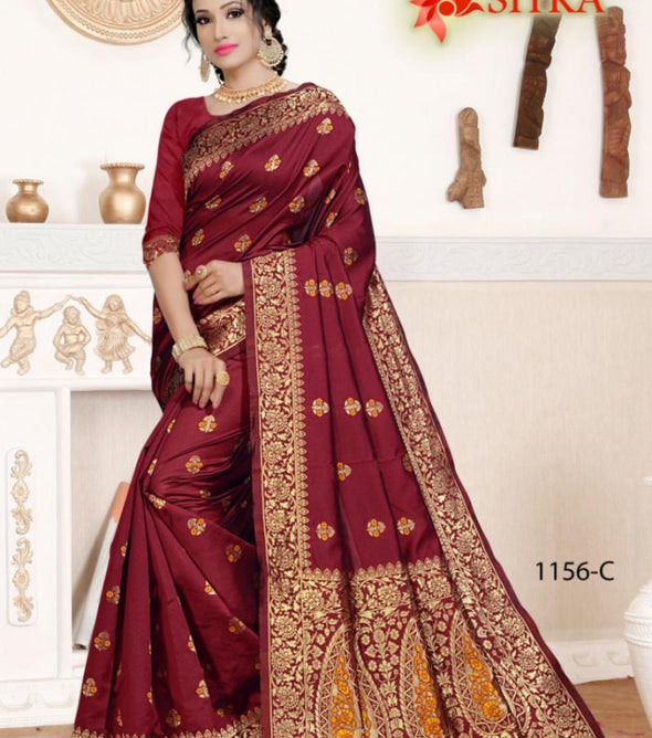 Sitka Phanton 1156 Cotton Silk Saree Catalog Collection