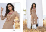 Kalaroop Lily 17 Rayon Work Deisgner Kurtis Catalog Coillection