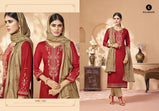 Kalarang Sashiya Jam Satin Embroidery Suits Catalog Collection