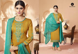 Kalarang Sashiya Jam Satin Embroidery Suits Catalog Collection