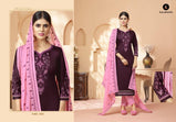 Kalarang Sashiya Jam Satin Embroidery Suits Catalog Collection