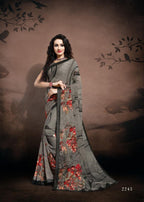 Haytee Fuzzy Bahar 17 Dani Reguler Wear Saree Catalog Collection