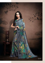 Haytee Fuzzy Bahar 17 Dani Reguler Wear Saree Catalog Collection