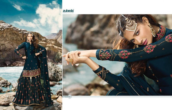 Zubeda Kaaynat Sharara Style Salwar Suit Catalog Collection