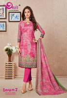 Devi Prints Zoya Vol-7 Running Wear Printed Cotton Suits Catalog