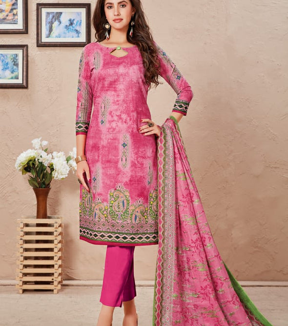 Devi Prints Zoya Vol-7 Running Wear Printed Cotton Suits Catalog