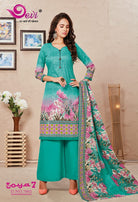 Devi Prints Zoya Vol-7 Running Wear Printed Cotton Suits Catalog