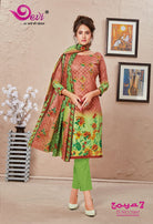 Devi Prints Zoya Vol-7 Running Wear Printed Cotton Suits Catalog