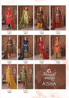 Floreon-Aisha Glaze Cotton Unstiched Suits Catalog Collection
