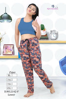 Kavyansika-2142 Cotton Zipper Lower Catalog Collection