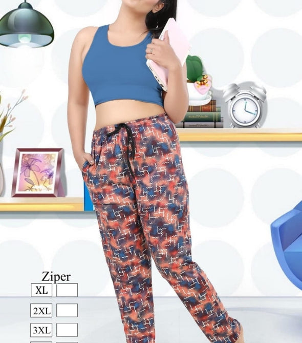 Kavyansika-2142 Cotton Zipper Lower Catalog Collection