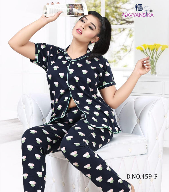 Kavyansika 459 Cotton Night Suits Pair Concept Catalog Collection