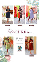 Aradhna Fashion Funda Vol-1 Kurti With Pant Catalog Collection