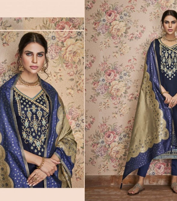 Kessi Virasat 6 Khatli work Designer Silk Suit Catalog Collection