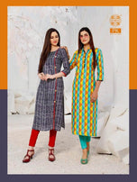 Pk-Lifestyle-2 Rayon Printed Designer Kurtis Catalog Collection