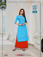 Pk-Lifestyle-2 Rayon Printed Designer Kurtis Catalog Collection