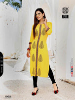 Pk-Lifestyle-2 Rayon Printed Designer Kurtis Catalog Collection