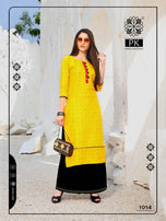 Pk-Lifestyle-2 Rayon Printed Designer Kurtis Catalog Collection