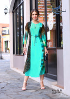 Seriema-Inspire Georgette Printed Kurtis Catalog Collection