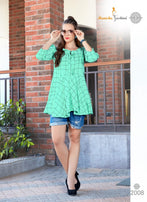 Mansiha Manchali Vol-2 Rayon Fancy Top Catalog Collection