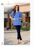 Mansiha Manchali Vol-2 Rayon Fancy Top Catalog Collection