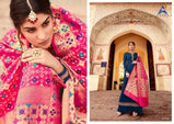 Alisa-Amira-13 Georgette Designer Banarasi Dupatta Suits Catalog Collection