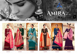 Alisa-Amira-13 Georgette Designer Banarasi Dupatta Suits Catalog Collection