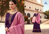 Alisa-Amira-13 Georgette Designer Banarasi Dupatta Suits Catalog Collection