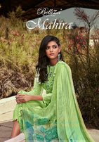 Belliza-Mahira Cotton Printed Suits With Bemberg Dupatta Catalog Collection