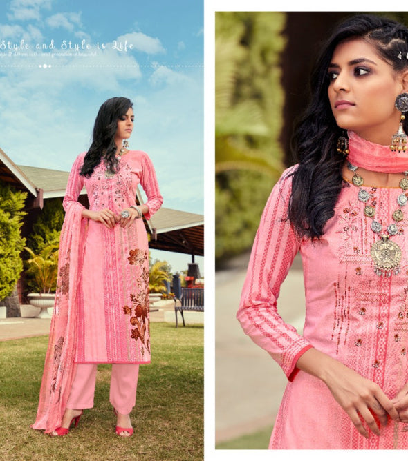 Belliza-Mahira Cotton Printed Suits With Bemberg Dupatta Catalog Collection