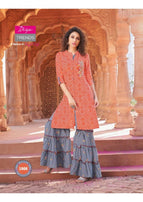 Diya Bandhej 1 Bandhani Print Kurti With Bottom  Catalog Collection