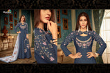 Vardan Ramia 2 Muslin Long Gown With Dupatta Catalog Collection