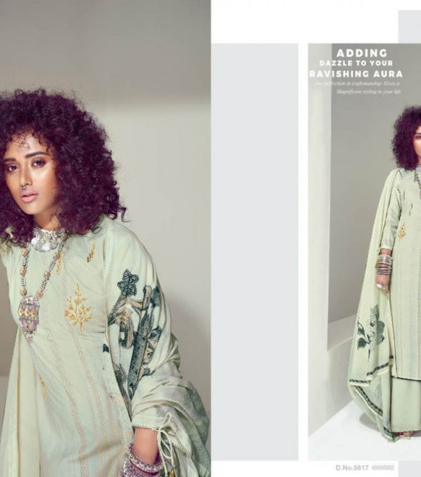 Levisha Sartaaj Pure Heavy Lawn Cotton Designer Dress Material Catalog Collection