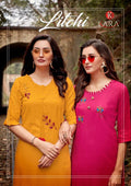 Kara Litchi 1 Casual Wear Rayon Kurti Catalog Collection