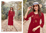 Kara Litchi 1 Casual Wear Rayon Kurti Catalog Collection