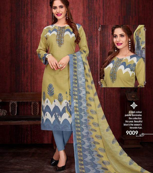 Mallika Summer Running Wear Printed Dress Material Catalog Collection