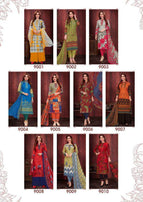 Mallika Summer Running Wear Printed Dress Material Catalog Collection