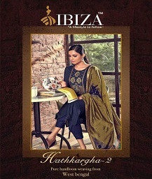Ibiza Hathkargha 2 Pure Muslin Silk Festive Wear Dress Material Catalog Collection
