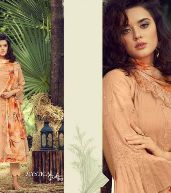 Sahiba Mystical Pure Cotton Embroidered Designer Dress Material Catalog Collection