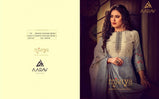 Aarav Miraya 14 Designer Banarasi Jacquard Salwar Suits Catalog Collection