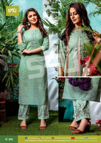 S4u Indi Chic 2 Designer Rich Look Kurti With Pant Catalog Collection