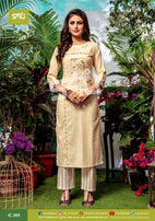 S4u Indi Chic 2 Designer Rich Look Kurti With Pant Catalog Collection