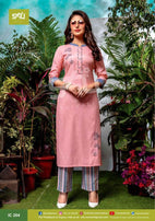 S4u Indi Chic 2 Designer Rich Look Kurti With Pant Catalog Collection