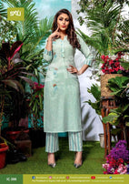 S4u Indi Chic 2 Designer Rich Look Kurti With Pant Catalog Collection