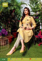 S4u Indi Chic 2 Designer Rich Look Kurti With Pant Catalog Collection