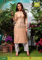 S4u Indi Chic 2 Designer Rich Look Kurti With Pant Catalog Collection