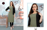 Poorvi Glamour 2 Heavy Rayon Casual Wear Kurti Caralog Collection