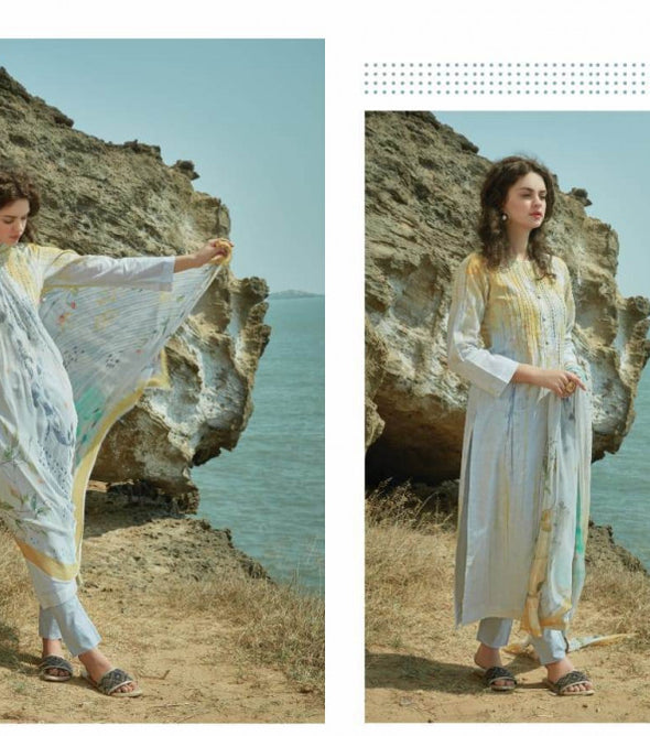 Sahiba Spring Stroke Pure Cotton Slub Digital Printed Dress Material Catalog COllection