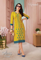 Kanasu Olivia Rayon Casual Wear Kurtis Catalog Collection