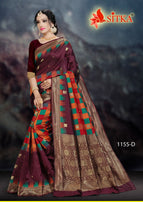 Sitka Manikarnika 1155 Cotton Silk Saree Catalog Collection